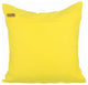 Suede Yellow Sofa Throws, 20"x20" Pintucks Modern, Yellow Love Tune
