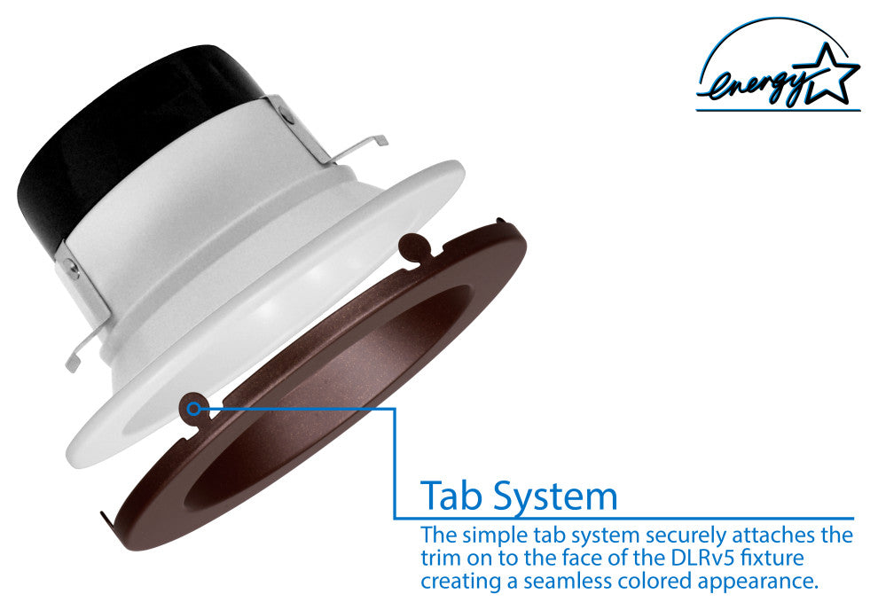 DLR4 SELECT Series 4" Oil-Rubbed Bronze LED Recessed Downlight