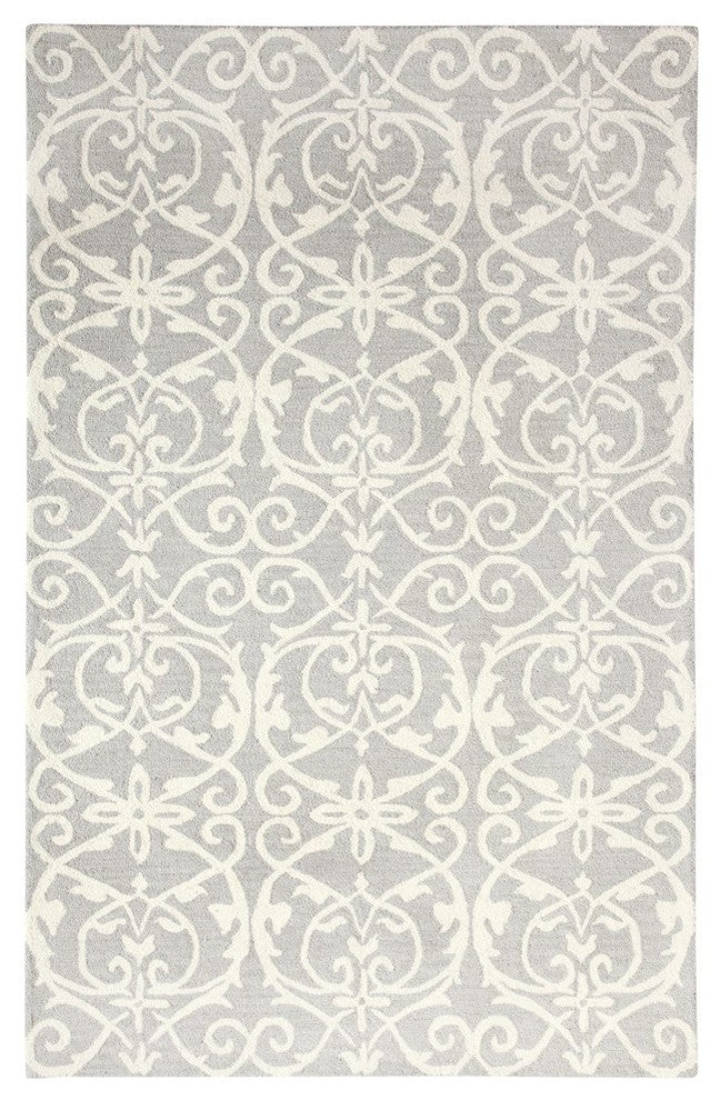 Galleria 7864-910 Area Rug, Silver, 9X12.6
