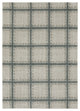 Alistair Casual Geometric Grey/ Teal Indoor Area Rug, Grey, 3'3"x5'