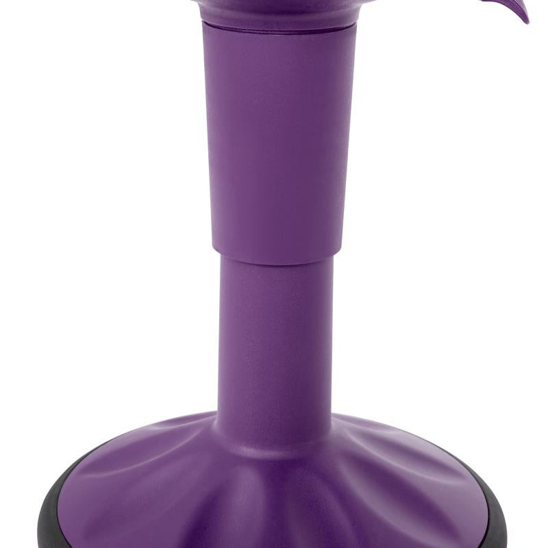 Carter Adjustable Height Kids Flexible Stool 14" 18" Seat Height, Purple