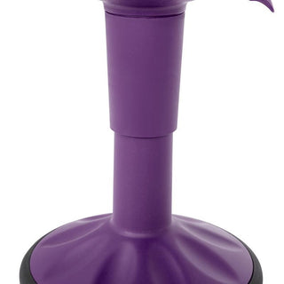 Carter Adjustable Height Kids Flexible Stool 14" 18" Seat Height, Purple