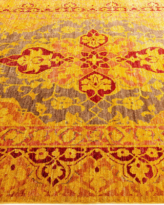 Overdyed, One-of-a-Kind Hand-Knotted Area Rug Brown, 6'1"x9'0"