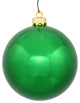 3" Christmas Green Shiny Ball 32/Box