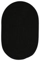 Colonial Mills Rug Bristol Black Round, 9x9