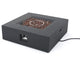 GDF Studio Hearth Square 50K BTU Outdoor Gas Fire Pit Table With Tank Holder, Dark Gray