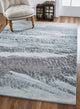 Illusions Mist Abstract Watercolor Area Rug, Blue/Grey, 3'3 X 4'11