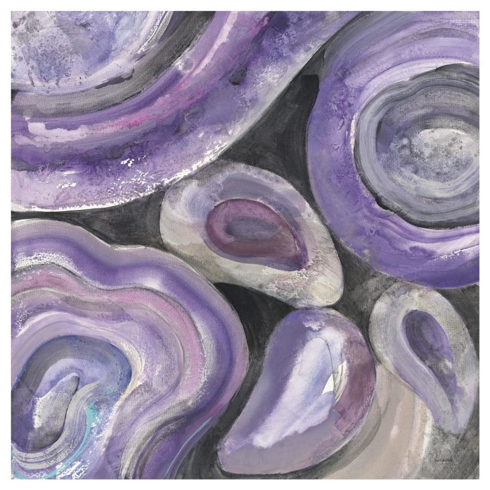 "Circle Rain v2" Digital Paper Print by Albena Hristova, 20"x20"
