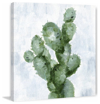 "Abstract Cactus" Painting Print on Wrapped Canvas, 40"x40"
