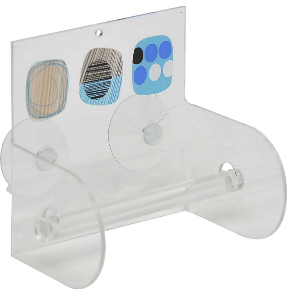Street Art Toilet Paper Holder One Roll Tissue Dispenser Suction Mounted