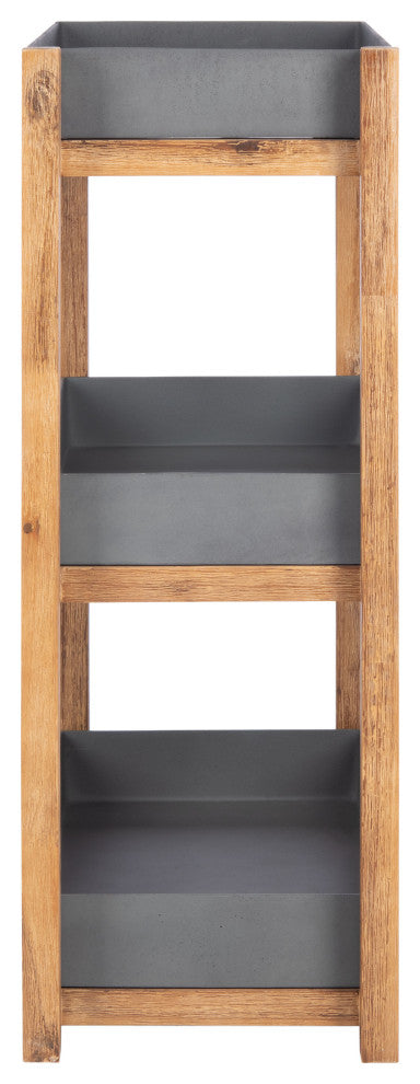 Safavieh Semli Patio Shelf, Natural/Grey