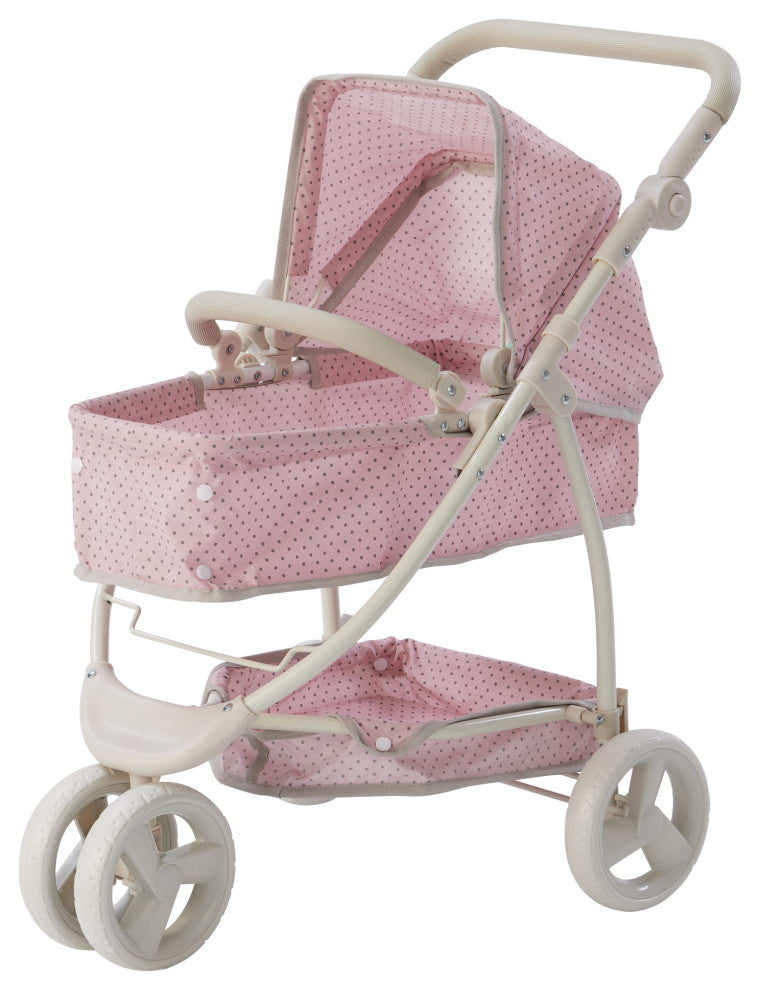 2-in-1 Baby Doll Jogging Stroller, Doll Pram