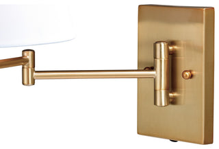 Chapeau Instalux Swing Arm Wall Light Natural Brass