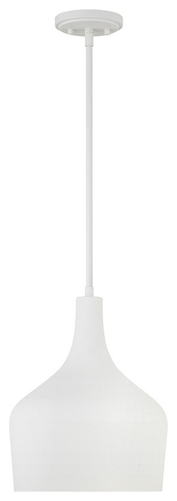 1-Light Pendant, Bisque White