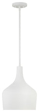 1-Light Pendant, Bisque White