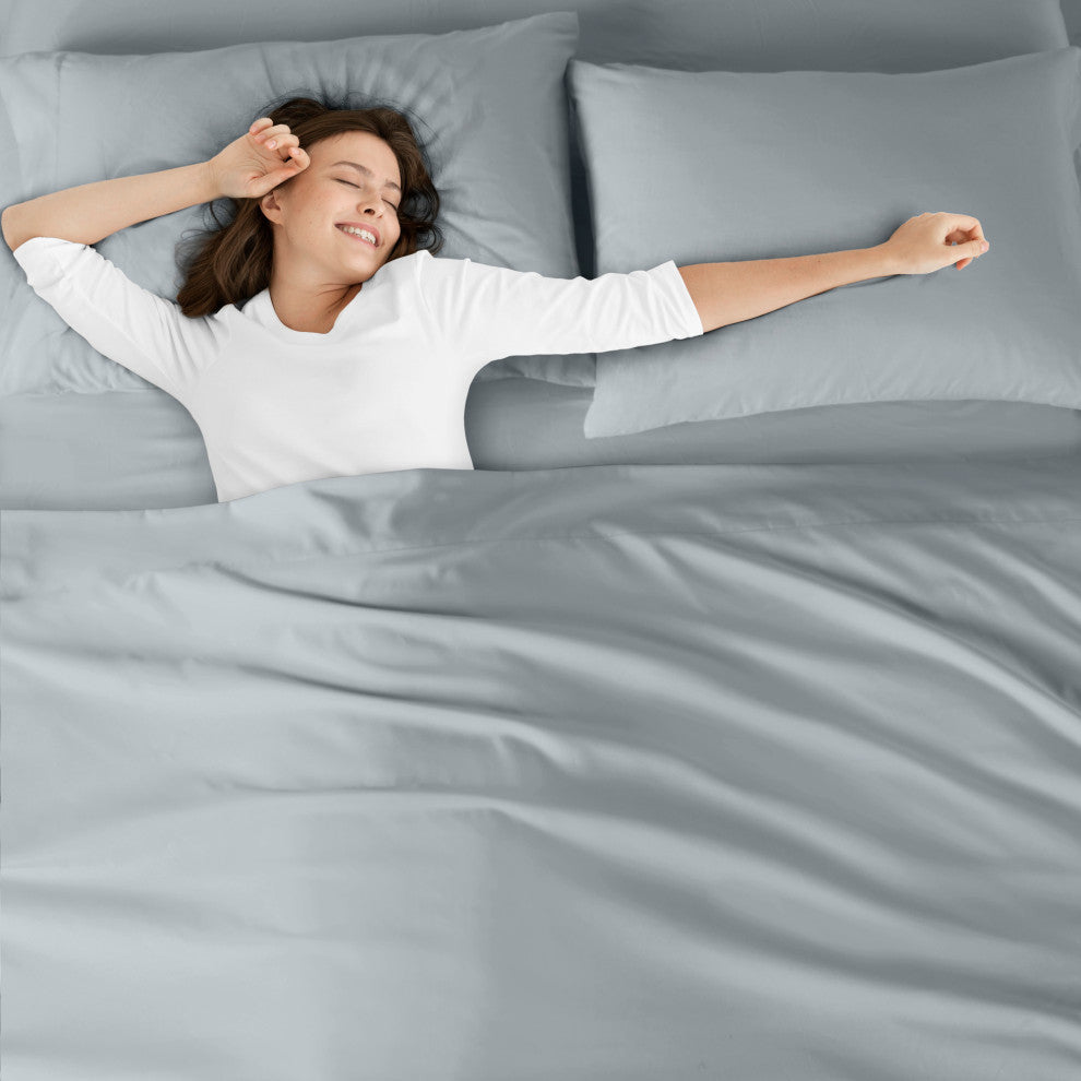 Intelligent Design Microfiber All Season Soft Touch Sheet Set, Grey