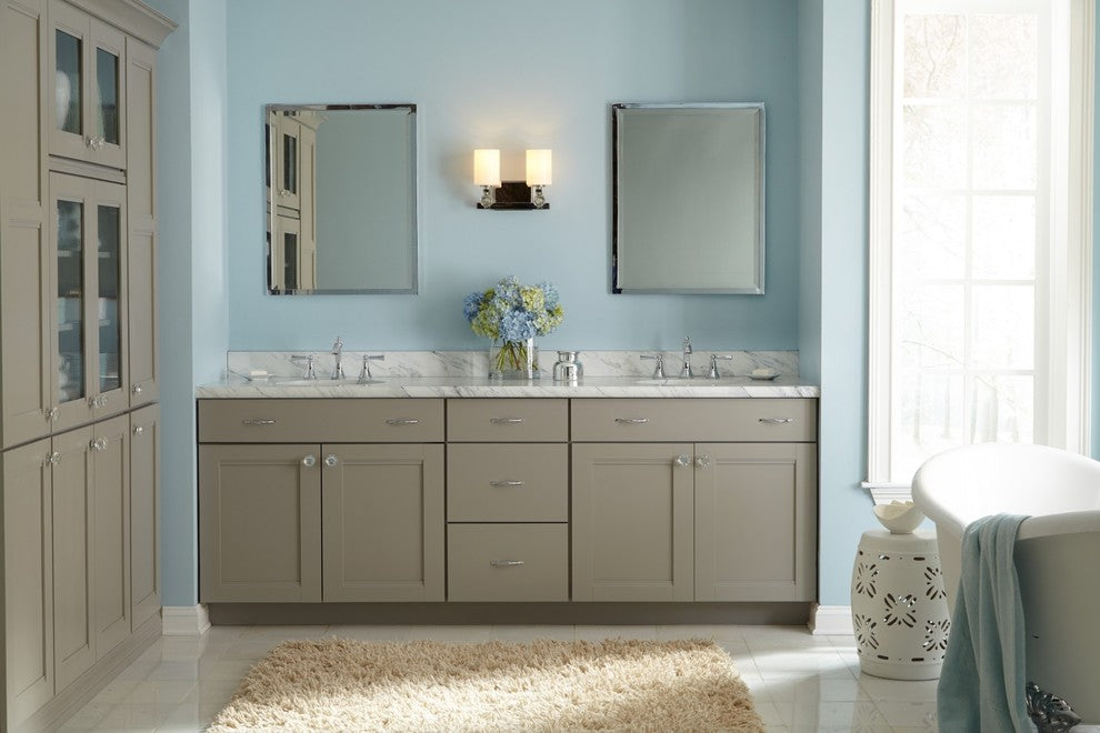 Moen Wynford Widespread Bathroom Faucet, 8"x5"x7", Chrome