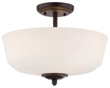 Darcy Semi-Flush, Oil Rubbed Bronze