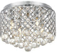 Living District LD5010F13C Orchid 4-Light flush mount
