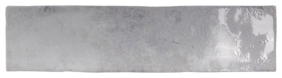 Biarritz 3" x 11-7/8" Ceramic Wall Tile, Grey