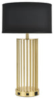 Elegant TL3010 Brio Collection 1-Light Brushed Brass Finish Table Lamp