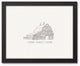 Home Sweet Home 11"x14" Black Framed Canvas