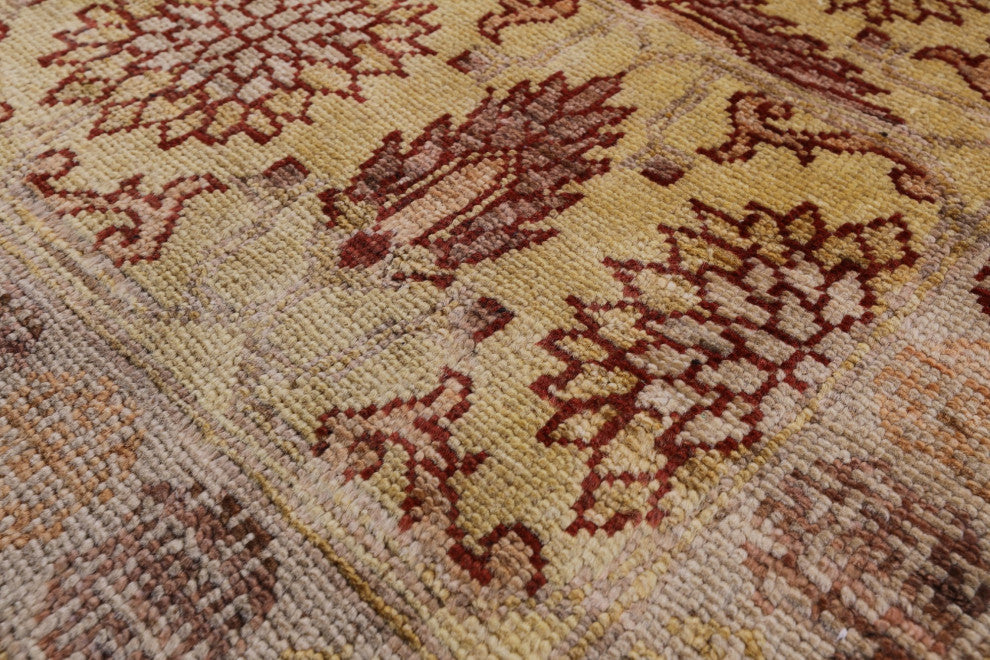6' 3" X 7' 5" Chobi Peshawar Hand Knotted Wool Rug H9840