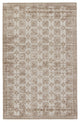 Machine Washable Vibe by Jaipur Living Milea Trellis Tan/ Cream Area Rug, 9'x12'