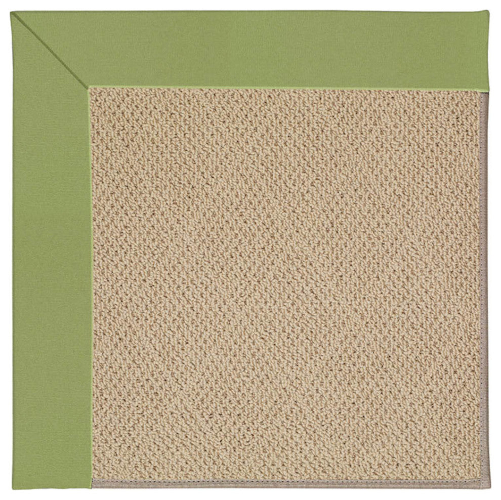 Capel Zoe-Cane Wicker Green 1990_213 Machine Tufted Rugs - 7' X 9' Rectangle