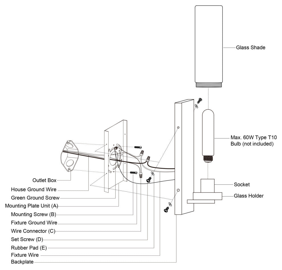 Vaxcel Lighting T0719 Grantley 13" Tall Wall Sconce - Matte Black