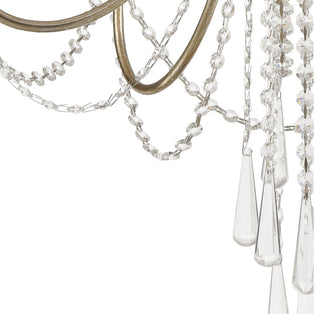 Arcadia 5-Light Chandelier, Antique Silver