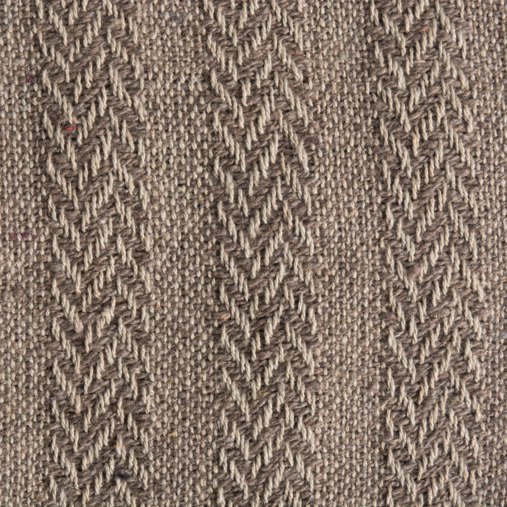 Stone Tonal Textured Throw