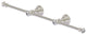 Carolina Crystal 3 Arm Guest Towel Holder, Satin Nickel