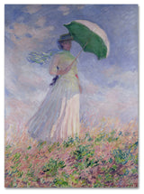 'Woman With a Parasol' Canvas Art by Claude Monet