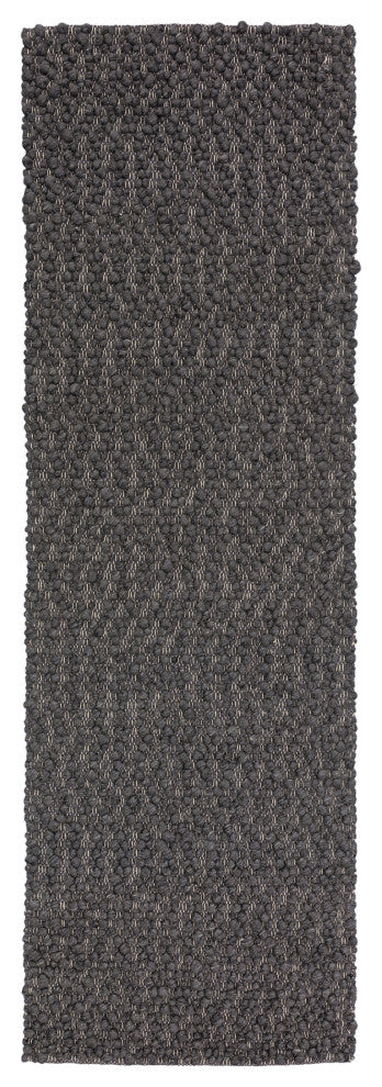 Gorbea GR1 Charcoal 2'6" x 20' Runner Rug