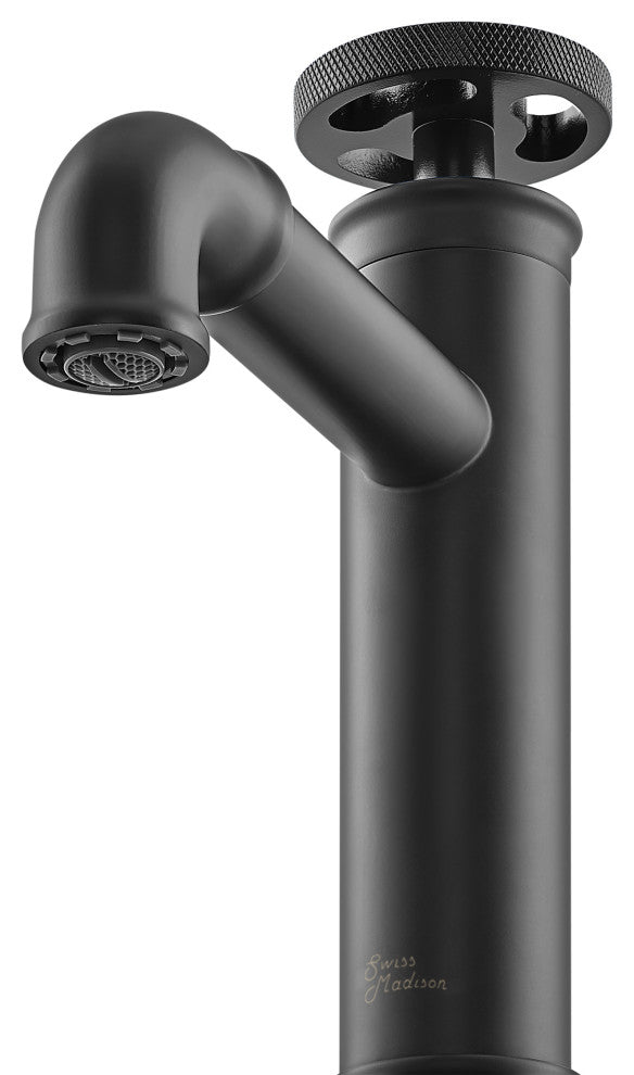 Avallon 7" Single Handle, Bathroom Faucet, Matte Black