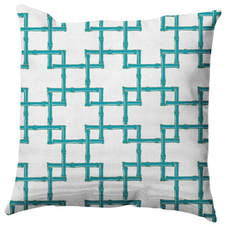 Bamboo Decorative Throw Pillow, Explorer Blue, 26"x26"