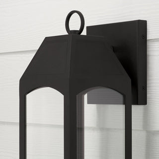 Capital Lighting 946311-GL Burton 17" Tall Outdoor Wall Sconce - Black