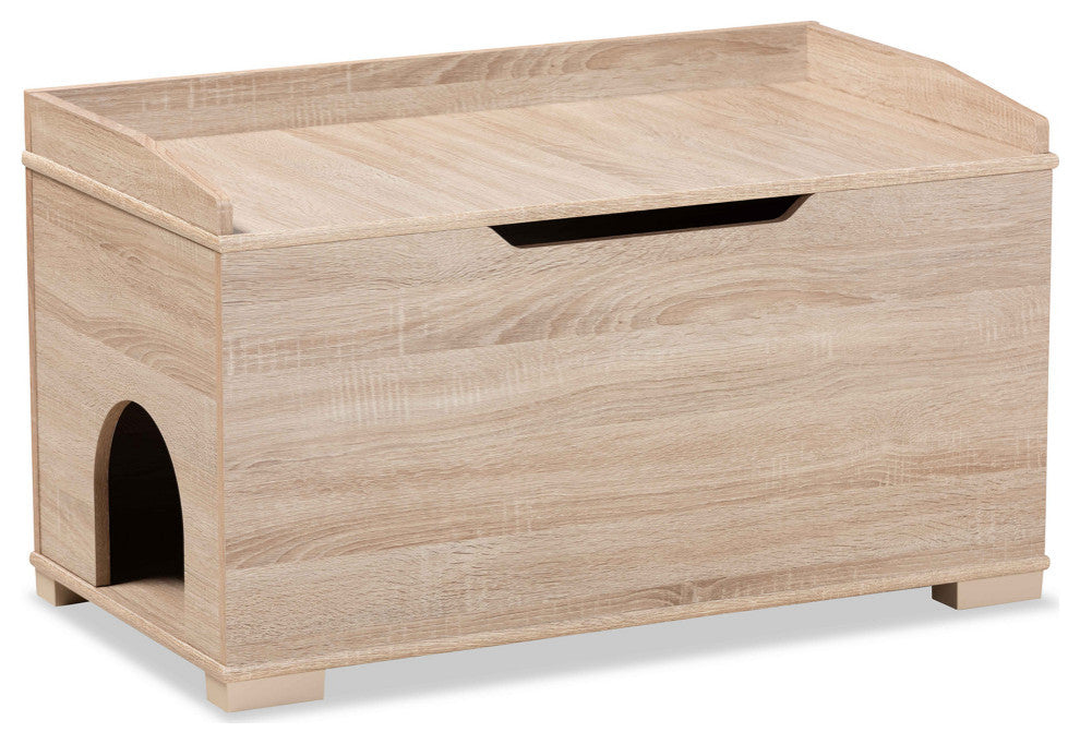 Yvette Modern Cat House, Oak