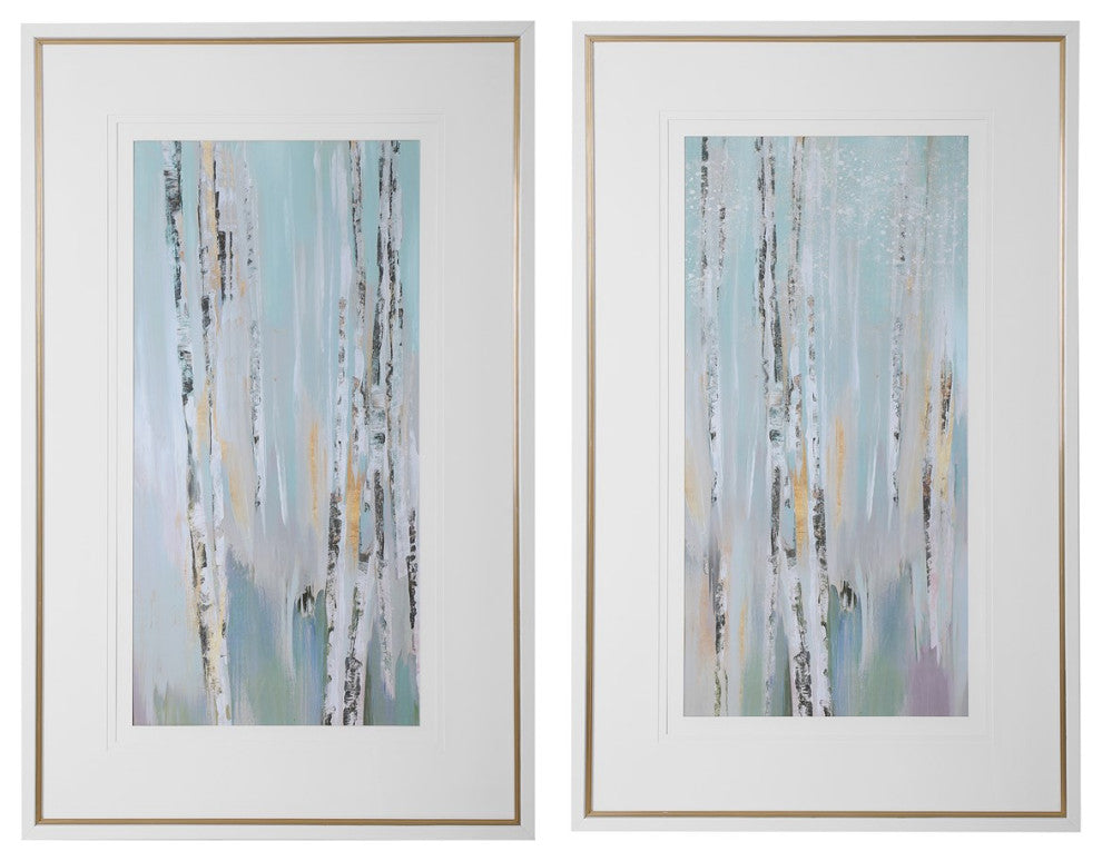 Uttermost Pandora's Forest Abstract Art Set of 2 33721