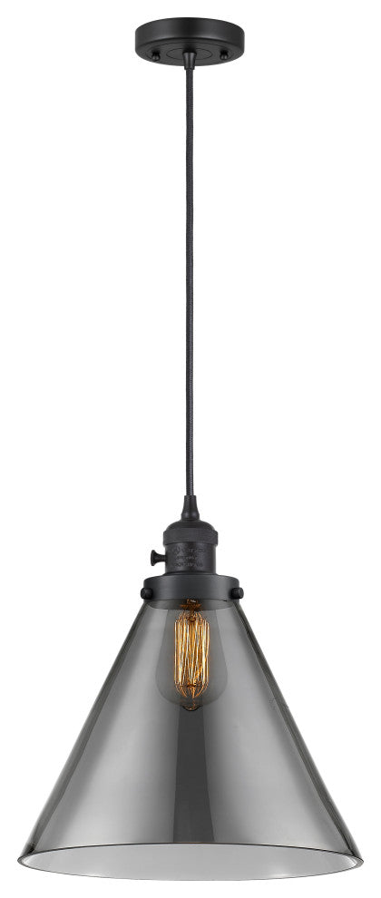 INNOVATIONS 201CSW-BK-G43-L 1-Light Mini Pendant Matte Black
