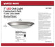 7 inch - LED Disk Light - 3000K - 6 Unit Contractor Pack - Brushed Nickel Finish