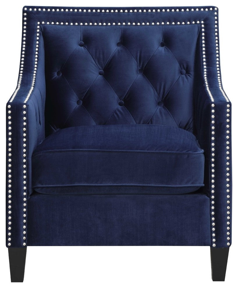 Teagan Accent Chair, Navy