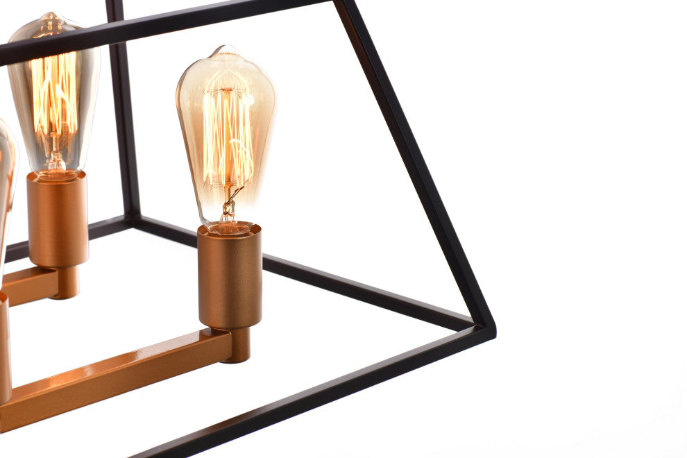 Lazzur Meurthe 8 Light 35" Matte Oil Rubbed Bronze Pendant