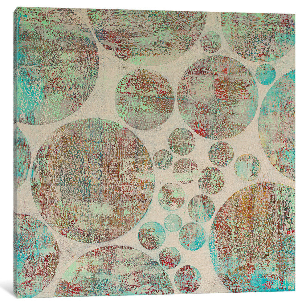 "Her Talent Was Seeing The Moon" by Alicia Dunn, Canvas Print, 12"x12"