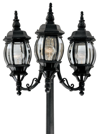 Designers Fountain 1923-BK 3 Light 84" 3 Head Post Lantern - White
