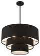 Bainbridge 4-Light Black Pendant Chandelier