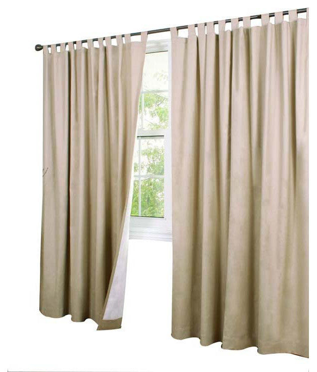 Thermalogic Weather Insulated Cotton Fabric Tab Panels Pair Khaki