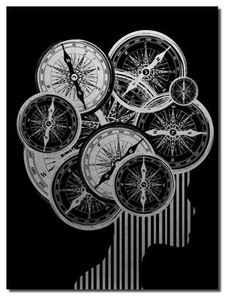 Wrapped Canvas 'Mod Swag III' 2 Piece Wall Decor, 2-Piece Set, 16"x24"