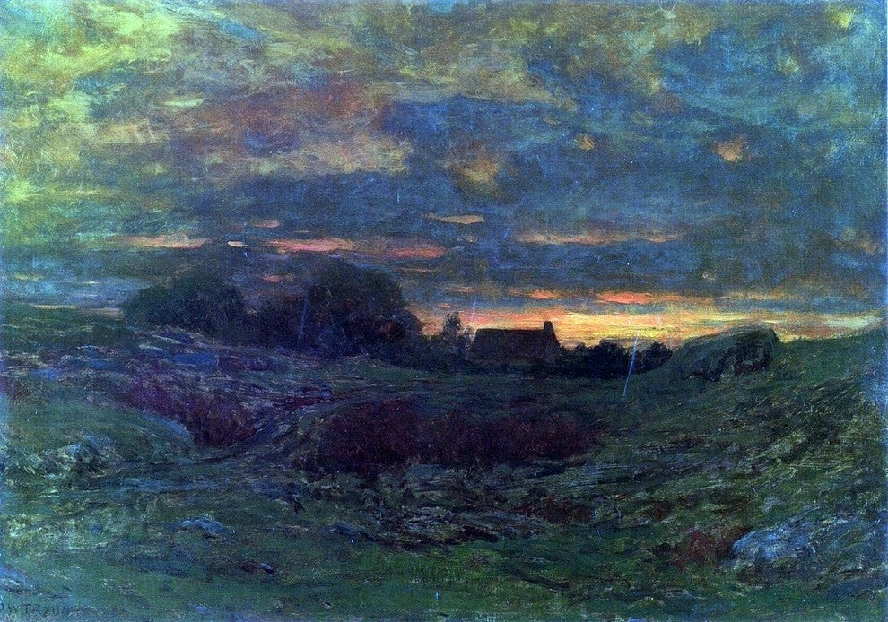 Dwight W Tryon End of Day Premium Canvas Print